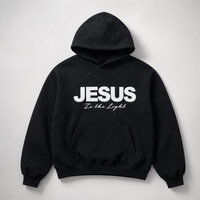Jesus Is The Light Rhinestone Hoodie