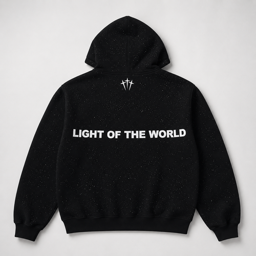 Jesus Is The Light Rhinestone Hoodie
