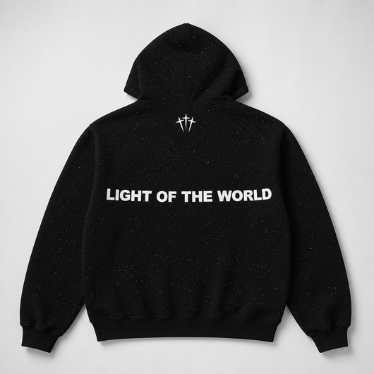 Jesus Is The Light Rhinestone Hoodie