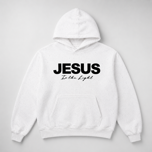 Jesus Is The Light Rhinestone Hoodie