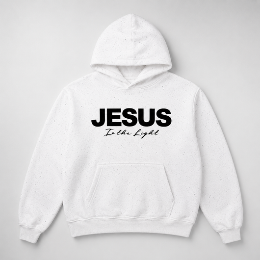 Jesus Is The Light Rhinestone Hoodie
